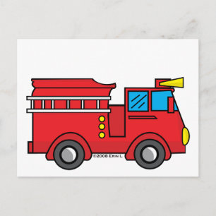 Lil Fire Truck Postkarte