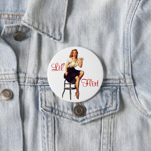 Lil Flirt Button-Oben Button (Beispiel)