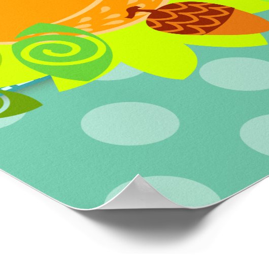 Lil Foxie Cub - Niedlich Fox Wall Poster (Ecke)