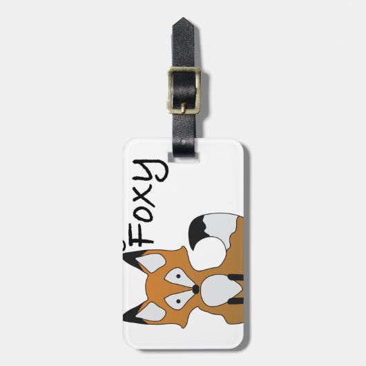 Lil Foxy Gepäckanhänger (Vorderseite vertikal)
