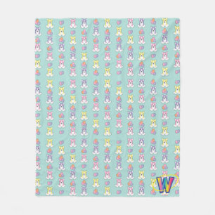 Lil Frühlingcorgi-Muster Fleecedecke