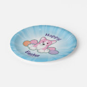 Lil Frühlingcorgi-Muster Pappteller (Schrägansicht)