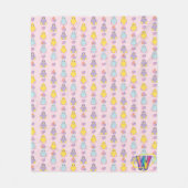 Lil Frühlings-Küken-Muster Fleecedecke (Vorderseite)