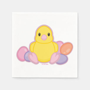 Lil Frühlings-Küken-Muster Serviette