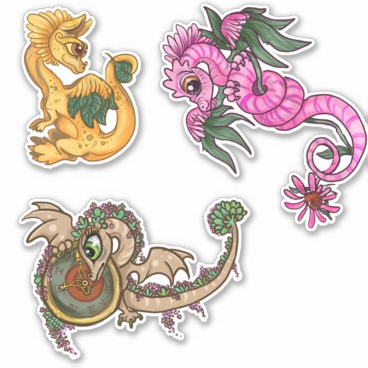 Lil Garden Dragons Aufkleber (Vorderseite)