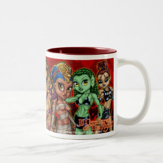 Lil Geschöpfe der Kaffee-Tasse der Nacht15oz Zweifarbige Tasse