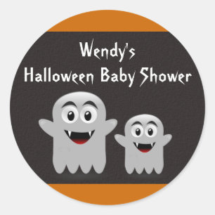 Lil Ghost Baby Shower Stickers