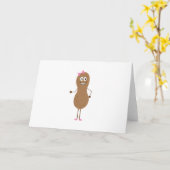 Lil Girl Peanut Karte (Gelbe Blume)