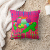 Lil Glass Turtle Square Throw Kissen (Decke)