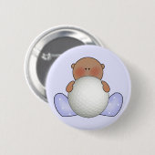 Lil Golf Baby Boy - Ethnisch Button (Vorne & Hinten)