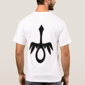 Lil Goth Engel (weiß) T-Shirt (Rückseite)