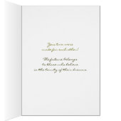 Lil Green Apples Wedding Card (Innen (Rechts))