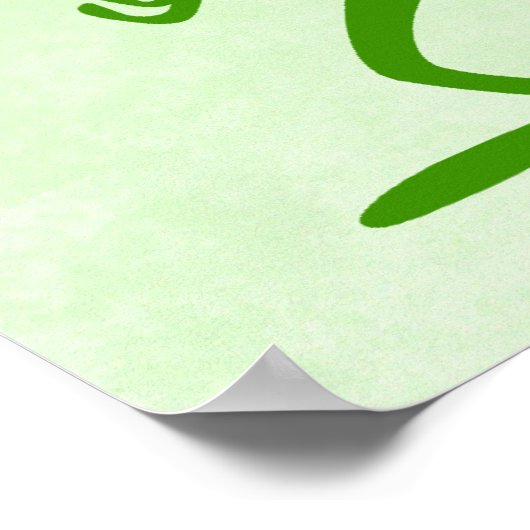 Lil' Green Men Poster (Ecke)