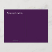 Lil' Grim Halloween-Party lädt zur Postkarte ein (Rückseite)