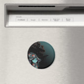 Lil' Hexe in Piratenkostüm Magnet (In Situ (Geschirrspüler))