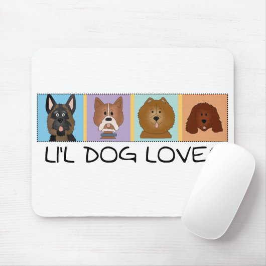 Li'l Hundeliebhaber Mousepad (Mit Mouse)