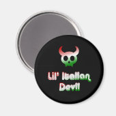 Lil' Italian Devil Magnet (Vorderseite/Rückseite)