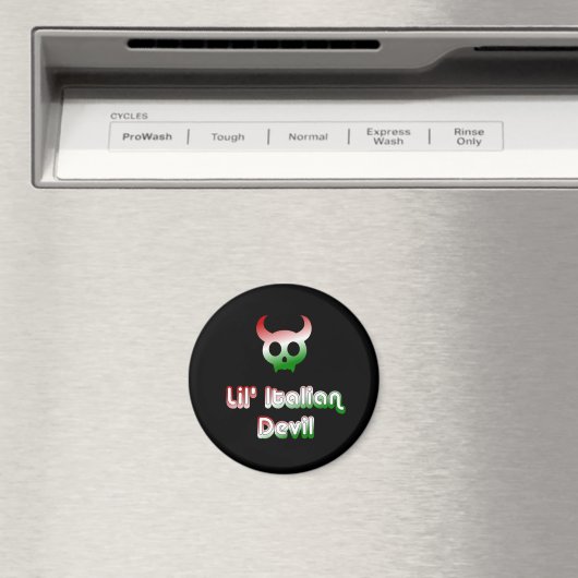 Lil' Italian Devil Magnet (In Situ (Geschirrspüler))
