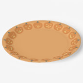 Lil Jak Faces Halloween Paper Tellers Pappteller (Schrägansicht)