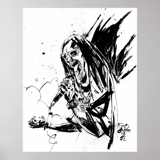 Lil Jon "Collaboration by Jim Mahfood and Lil Jon" Poster (Vorne)