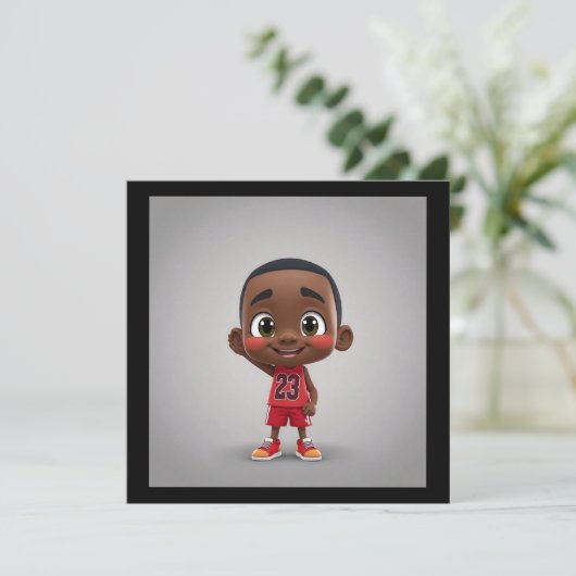 Lil Jordan Einladung (Stehend Vorderseite)