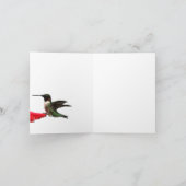 Lil Kolibri männlicher Gruß oder notecard-customiz Karte (Innenseite)