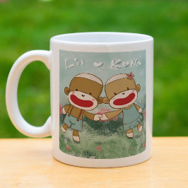 Lil & Kona Holiding Hands Kaffeetasse