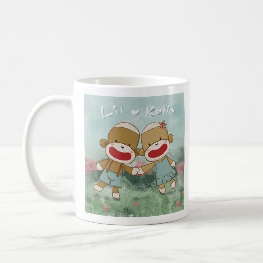 Lil & Kona Holiding Hands Kaffeetasse (Links)
