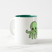 Lil Kraken-Tasse v.2 Zweifarbige Tasse (Vorderseite Links)