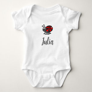 Lil' Ladybug "Ihr Kind hier" personalisiert Baby Strampler