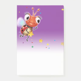 Lil Ladybug lila Fade Post-it-Notizblock Post-it Klebezettel