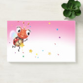 Lil Ladybug pink Post-it-Notizblock breit Post-it Klebezettel (Büro)