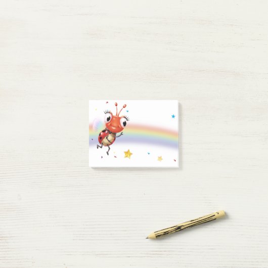 Lil Ladybug Post-it-Notizblock Post-it Klebezettel (Auf Schreibtisch)
