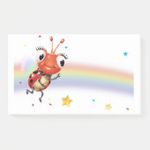 Lil Ladybug Rainbow-weite Post-it-Notizblock Post-it Klebezettel (Vorderseite)