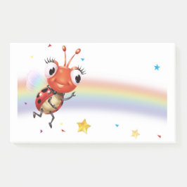 Lil Ladybug Rainbow-weite Post-it-Notizblock Post-it Klebezettel