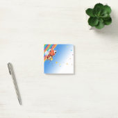 Lil Ladybug Regenbogensterne squar Postit Notenblo Post-it Klebezettel (Büro)