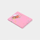 Lil Ladybug rosa Notizblock (angewinkelt)
