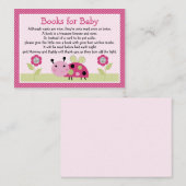 "Lil Ladybug with dots" Buchanfragen Beilagen Begleitkarte (Vorne/Hinten)