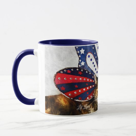 Lil Luv's Patriotic Coffee Tasse (Links)