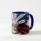 Lil Luv's Patriotic Coffee Tasse (VorderseiteRechts)