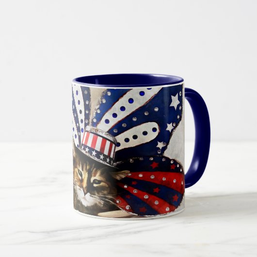 Lil Luv's Patriotic Coffee Tasse (VorderseiteRechts)