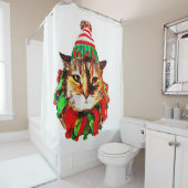 Lil Luvs Weihnachtsduschvorhang Duschvorhang (Beispiel)