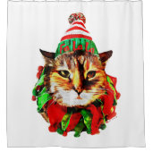 Lil Luvs Weihnachtsduschvorhang Duschvorhang (Vorderseite)