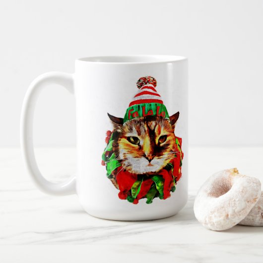 Lil Luvs Weihnachtskaffee-Tasse Kaffeetasse (Mit Donut)