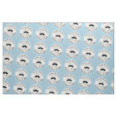 Lil' Man Black Mustache Geburtsstunde Stoff (Fat Quarter (45,7 x 55,9 cm))
