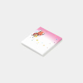 Lil Marienkäfer-Post-it-Zettelblockquadrat Post-it Klebezettel (angewinkelt)