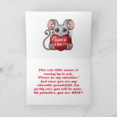 LIL MAUS GRANDCHILD VALENTINE CARD DANKESKARTE (Innenseite)