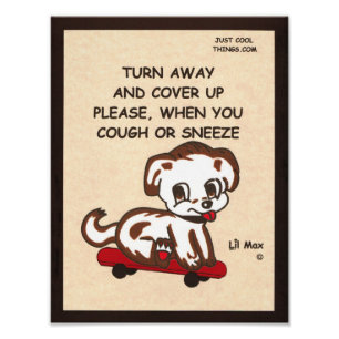 Lil maximale Abdeckung Ihr Husten-Plakat Fotodruck