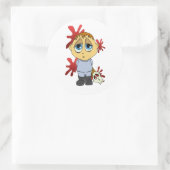 Lil Michael Runder Aufkleber (Tasche)