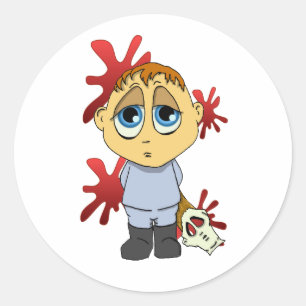 Lil Michael Runder Aufkleber